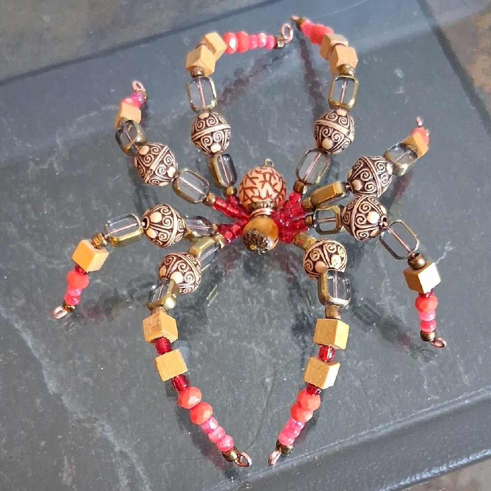 BEADED SPIDER SUNCATCHER
